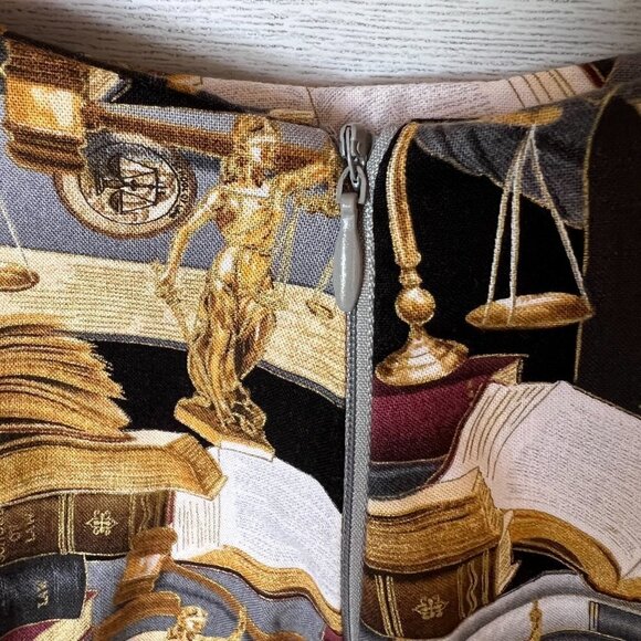 Dress Womens Size 14-16 Homemade Law & Justice Novelty Sheath True Crime - Picture 6 of 12